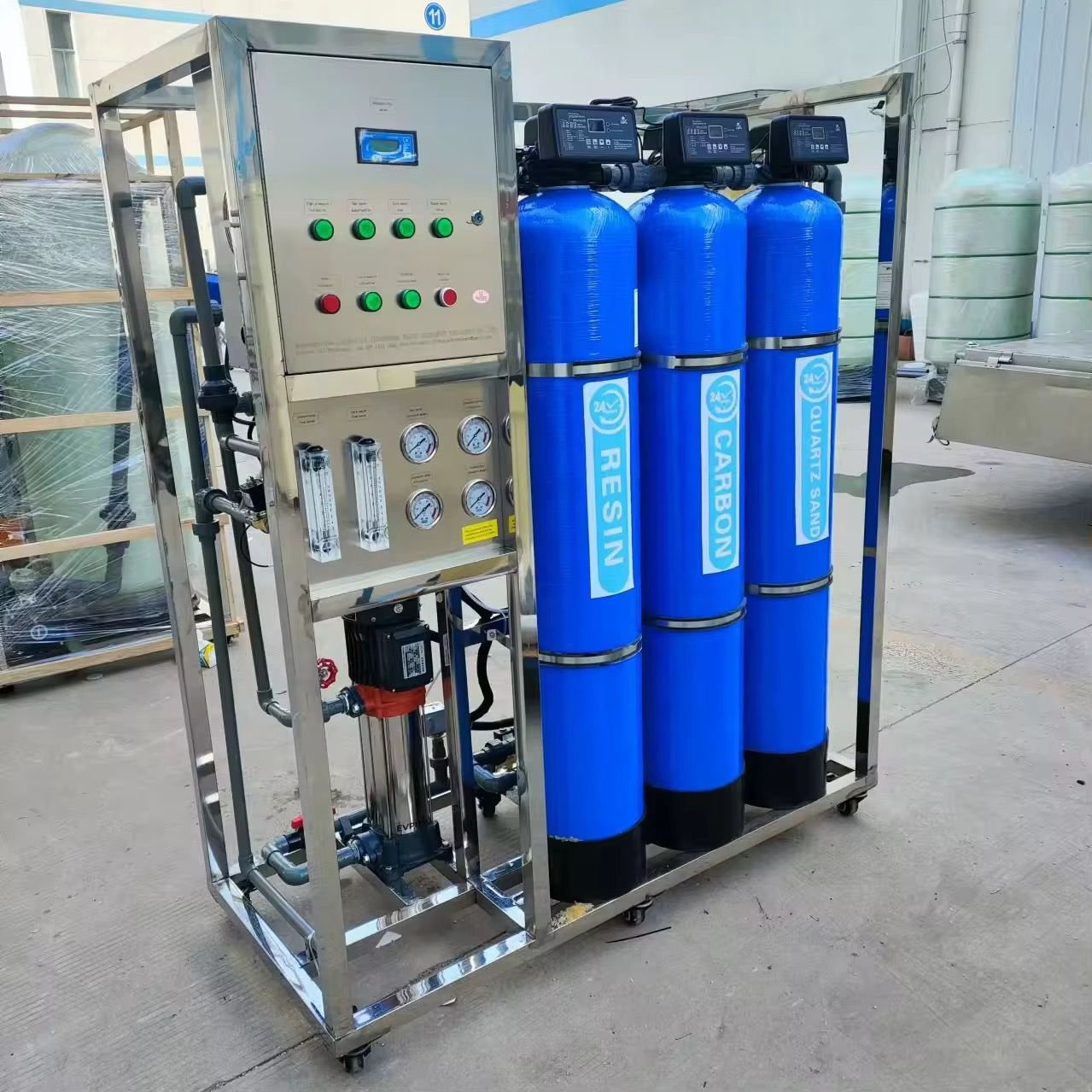 SYSTEME DE TRAITEMENT D'EAU PAR OSMOSE INVERSE (RO)